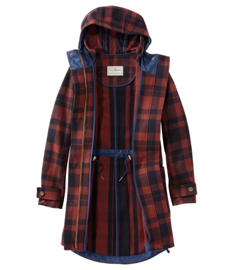 Fashion L.L.Bean "Women's Bean's West End Wool Coat, Pattern"