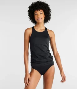Store L.L.Bean "Women's BeanSport Swimwear, High-Neck Tankini Top" Black