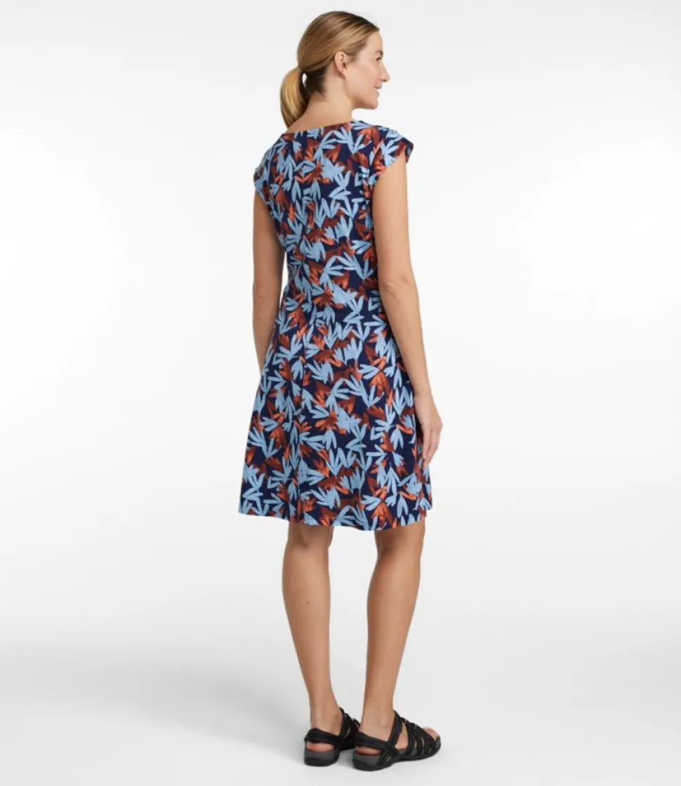 Sale L.L.Bean "Women's Beech Point Dress, Print"