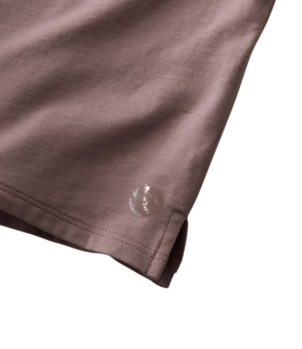 Fashion L.L.Bean "Women's Beyond Soft Tee, Pleat-Back Long-Sleeve"