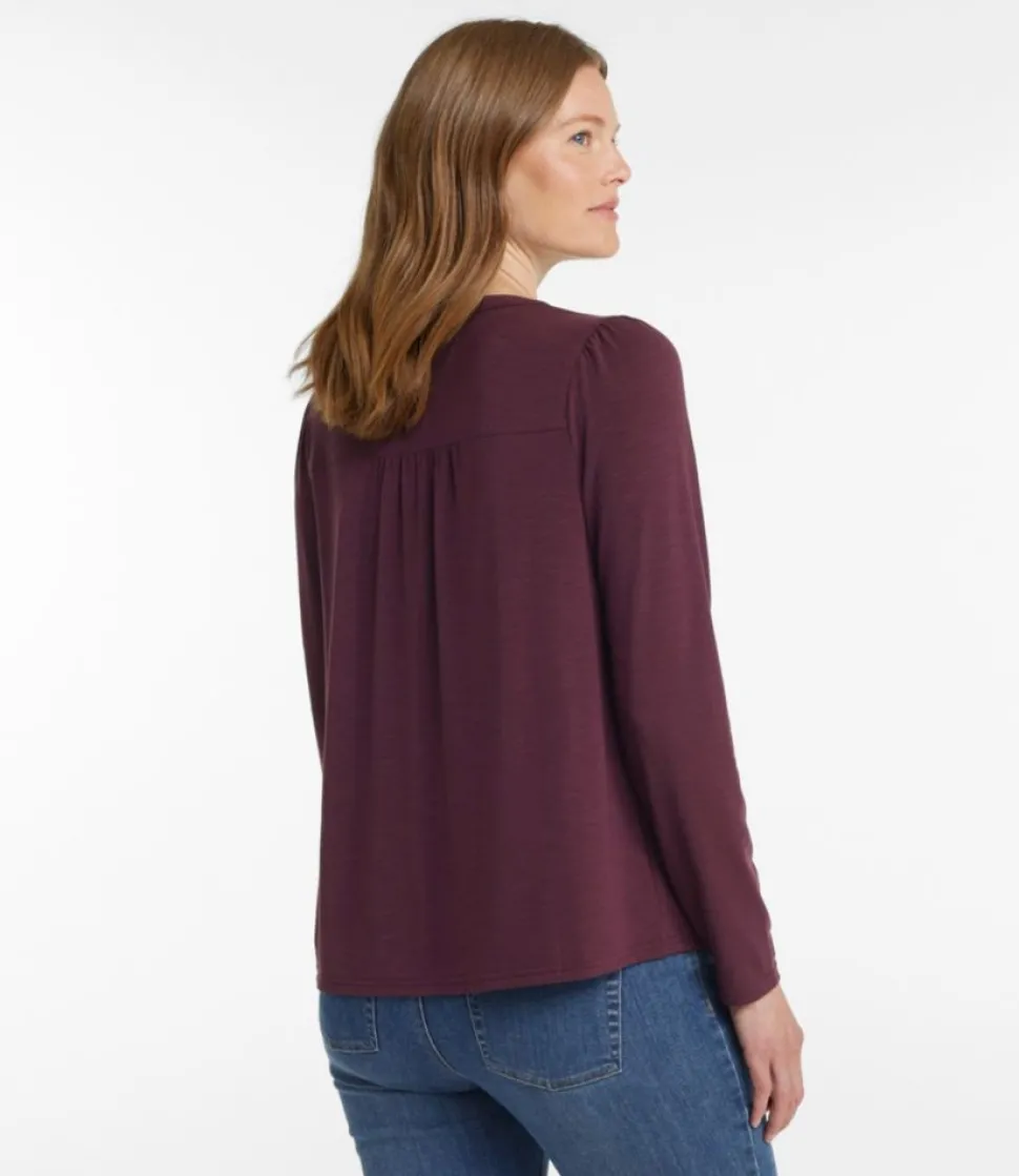 Best L.L.Bean "Women's Camden Hills Tee, Long-Sleeve"