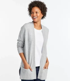 Store L.L.Bean "Women's Classic Cashmere Open Cardigan with Pocket"