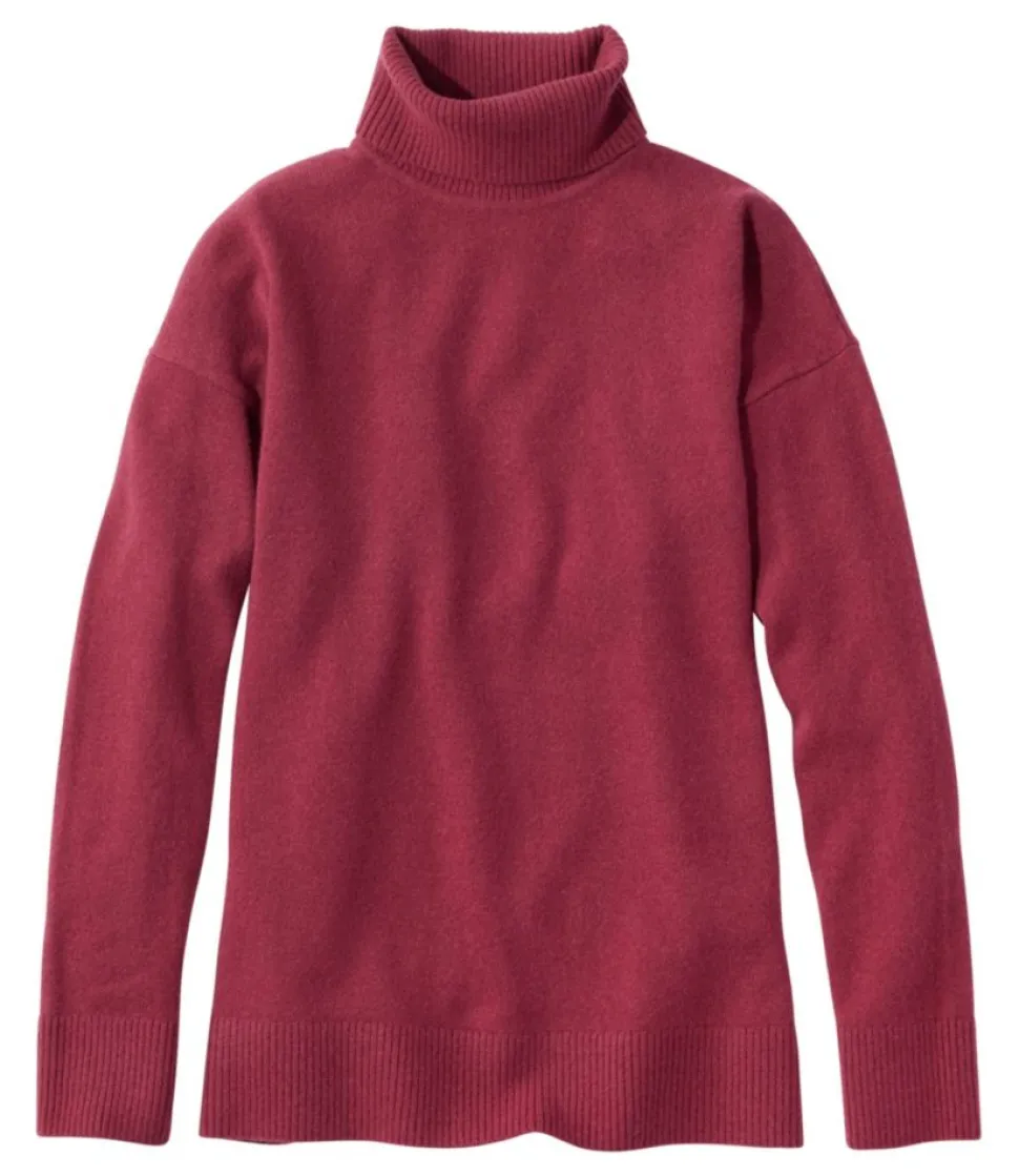 Sale L.L.Bean "Women's Classic Cashmere Sweater, Turtleneck"