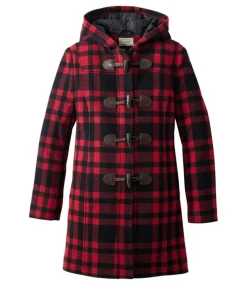 Cheap L.L.Bean "Women's Classic Lambswool Duffel Coat, Pattern"