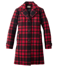 Best L.L.Bean "Women's Classic Lambswool Polo Coat, Three-Quarter, Pattern"