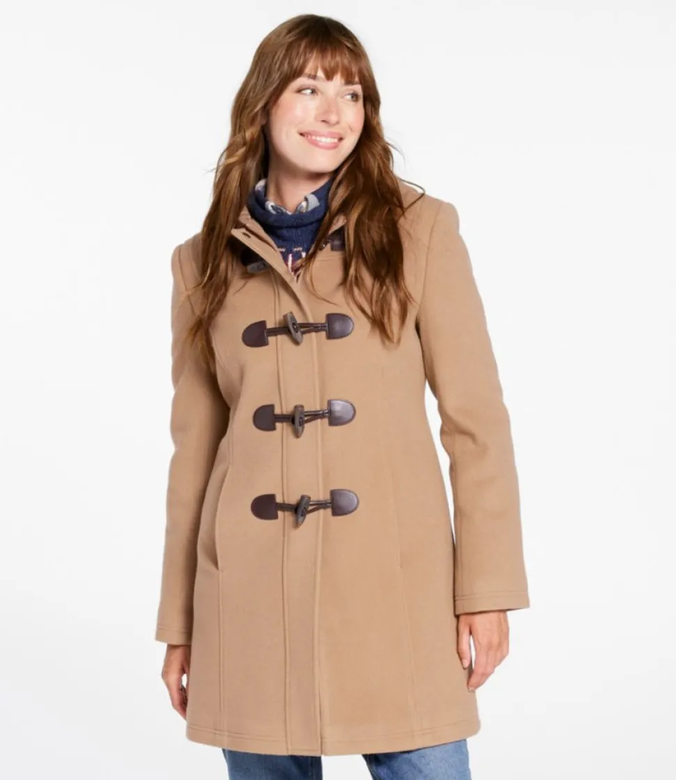 Best Sale L.L.Bean "Women's Classic Lambswool Duffel Coat"