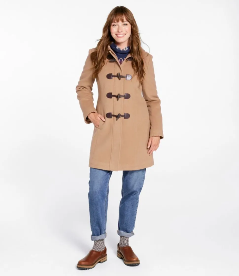 Best Sale L.L.Bean "Women's Classic Lambswool Duffel Coat"