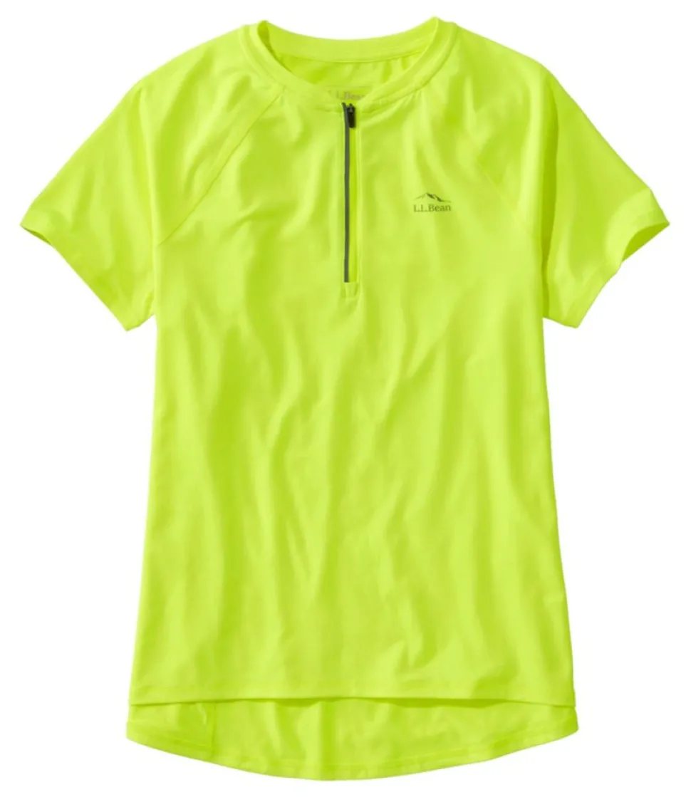 Flash Sale L.L.Bean "Women's Comfort Cycling Jersey, Short-Sleeve"