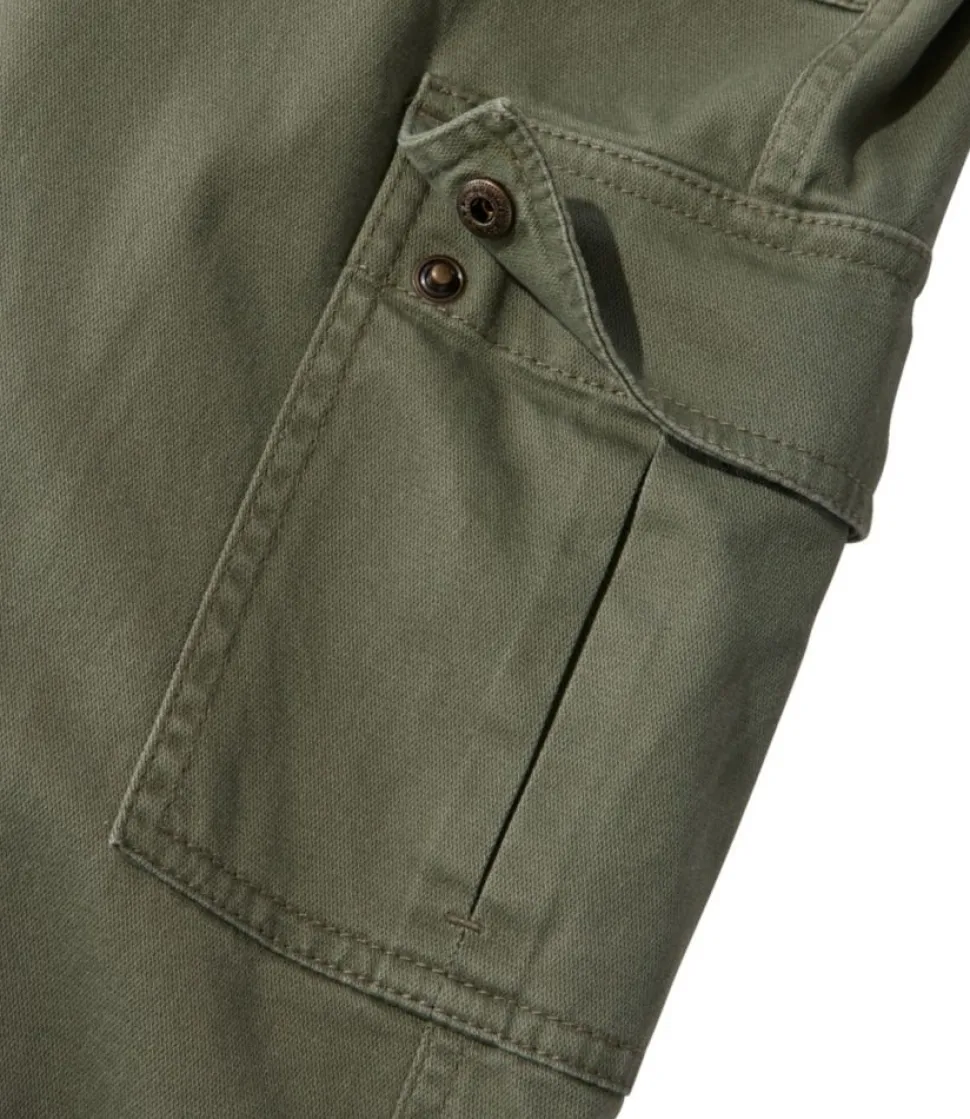 Discount L.L.Bean "Women's Comfort Stretch Pants, Mid-Rise Straight-Leg Cargo"