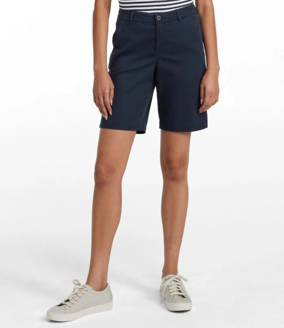Best L.L.Bean "Women's Comfort Stretch Shorts, Chino Bermudas 9""