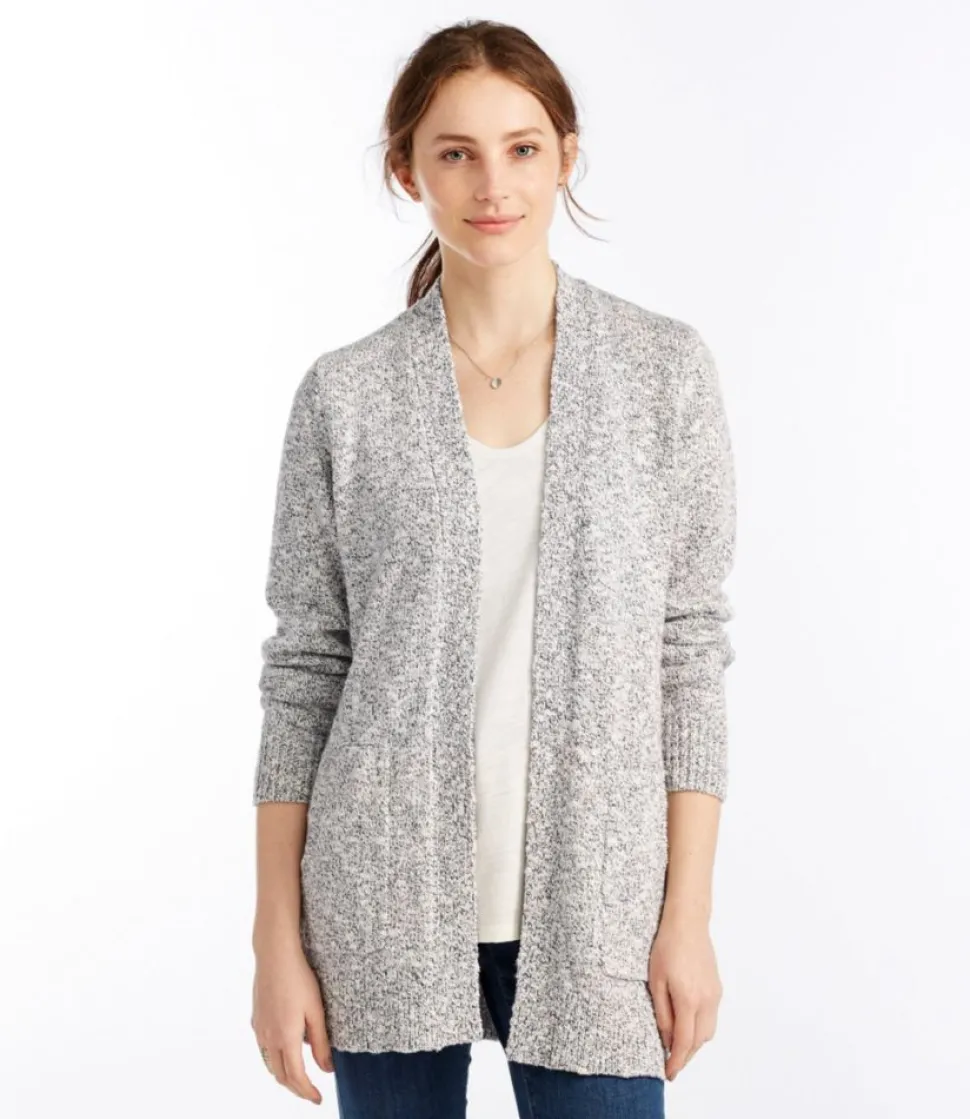Cheap L.L.Bean "Women's Cotton Ragg Sweater, Open Cardigan"