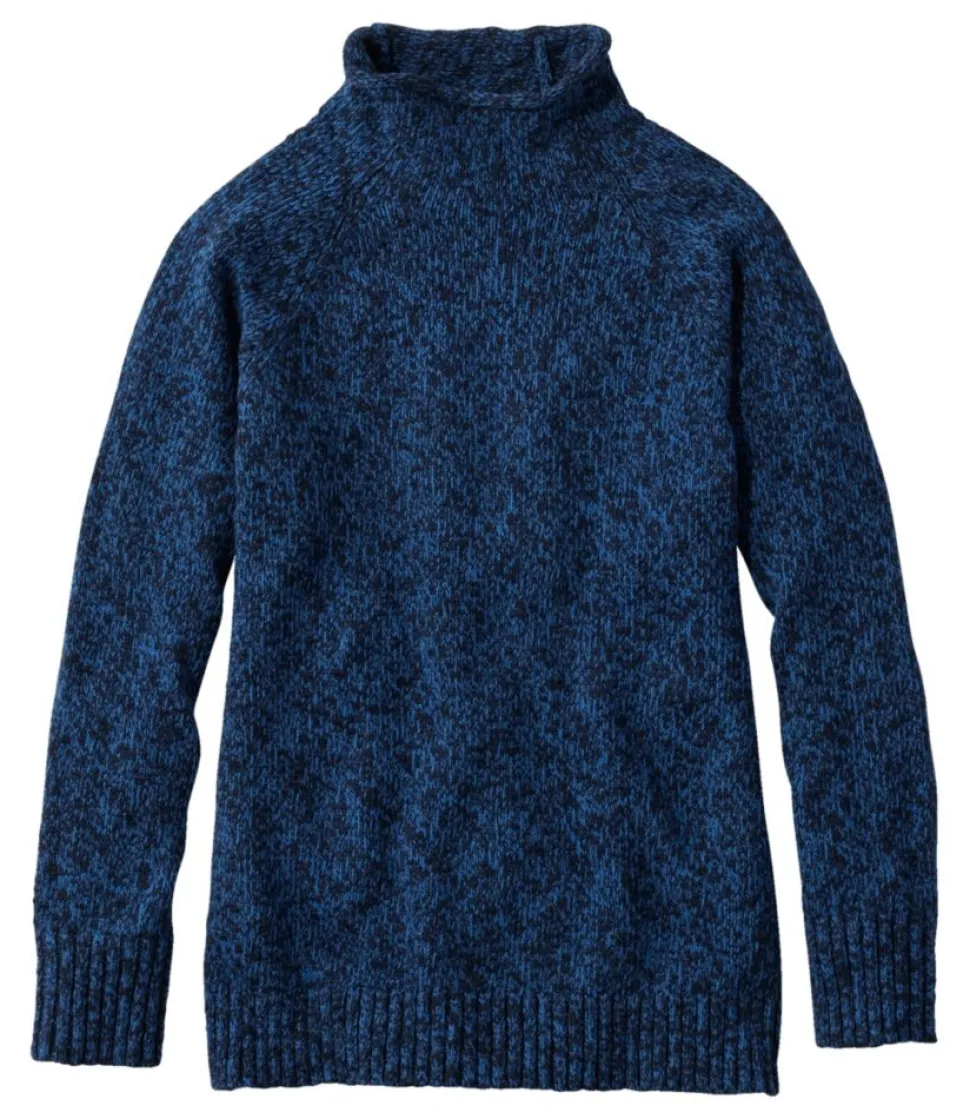 Cheap L.L.Bean "Women's Cotton Ragg Sweater, Funnelneck Pullover"