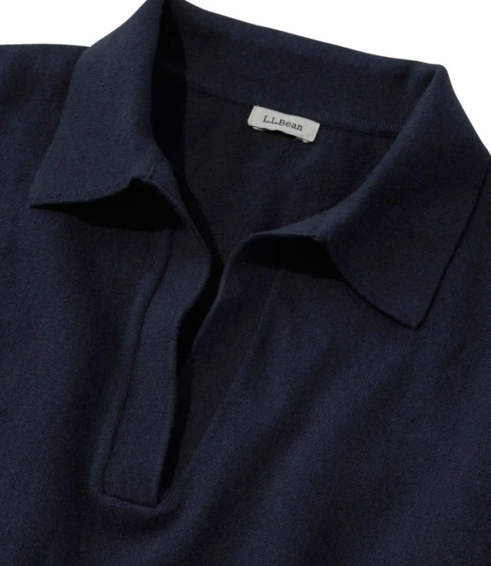 New L.L.Bean "Women's Cotton/Cashmere Sweater, Polo"