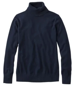 Flash Sale L.L.Bean "Women's Cotton/Cashmere Sweater, Turtleneck"