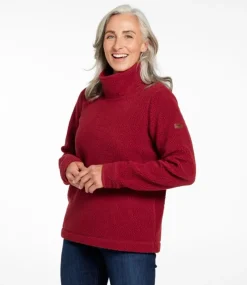 Cheap L.L.Bean "Women's Cozy Cottage Fleece, Funnelneck Pullover"