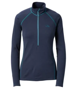 Sale L.L.Bean "Women's Cresta Midweight 250 T-Zip Top"