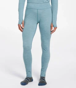 Fashion L.L.Bean "Women's Cresta Ultralight 150 Pants, High-Rise Slim-Leg Stripe" OceanWaves/StormTeal