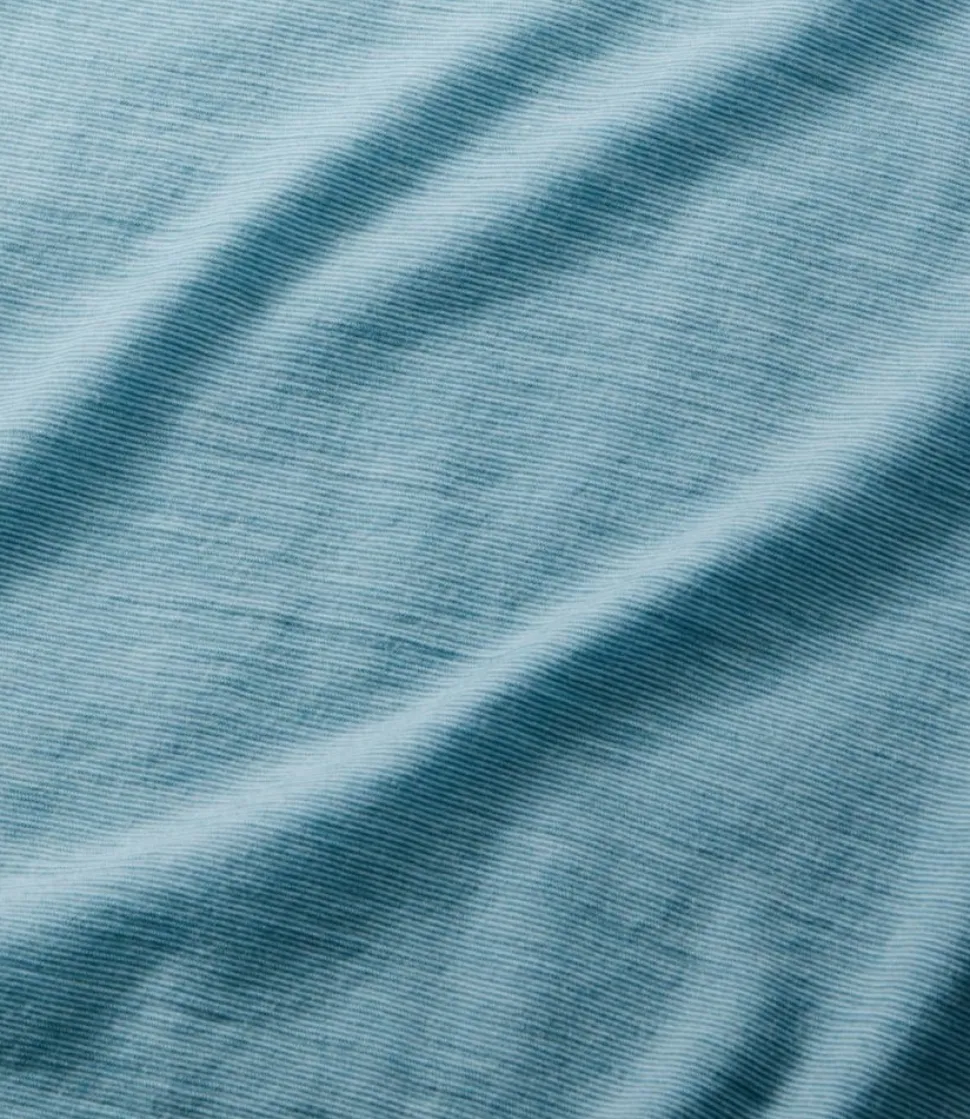 Outlet L.L.Bean "Women's Cresta Ultralight 150 Hoodie, Stripe" OceanWaves/StormTeal