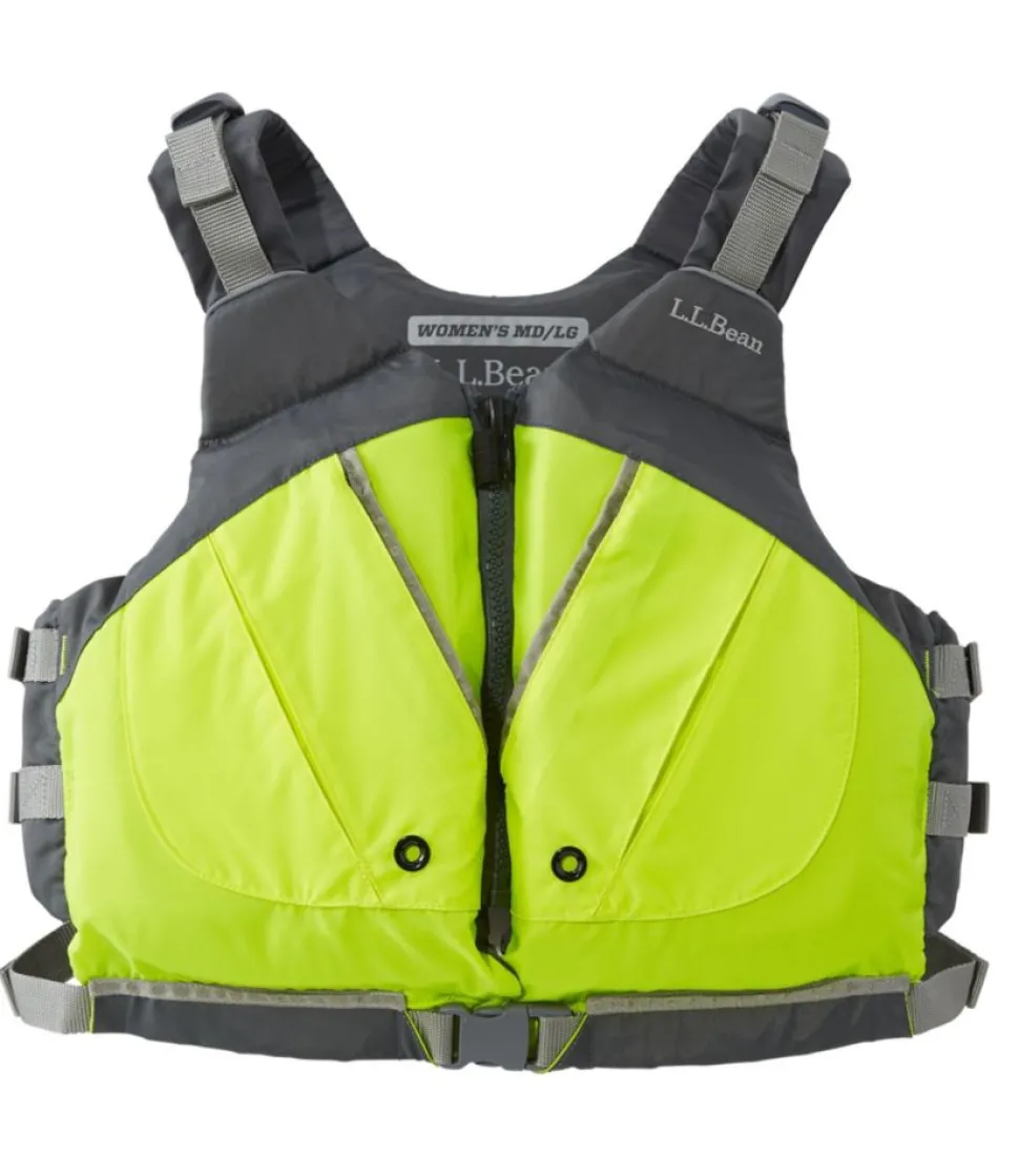 Cheap L.L.Bean "Women's Discovery PFD" NeonYellow