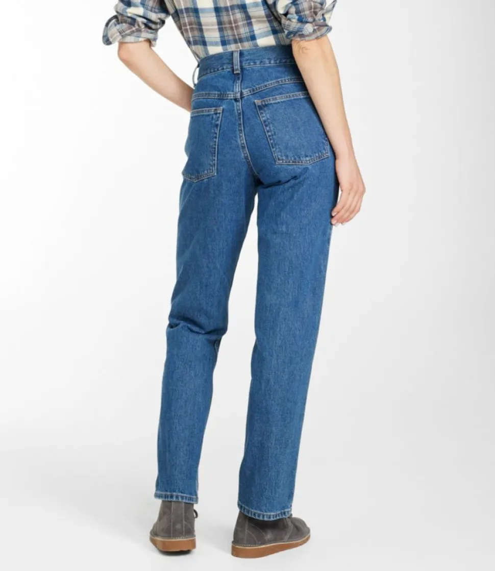 Online L.L.Bean "Women's Double L® Jeans, Ultra High-Rise Straight-Leg"