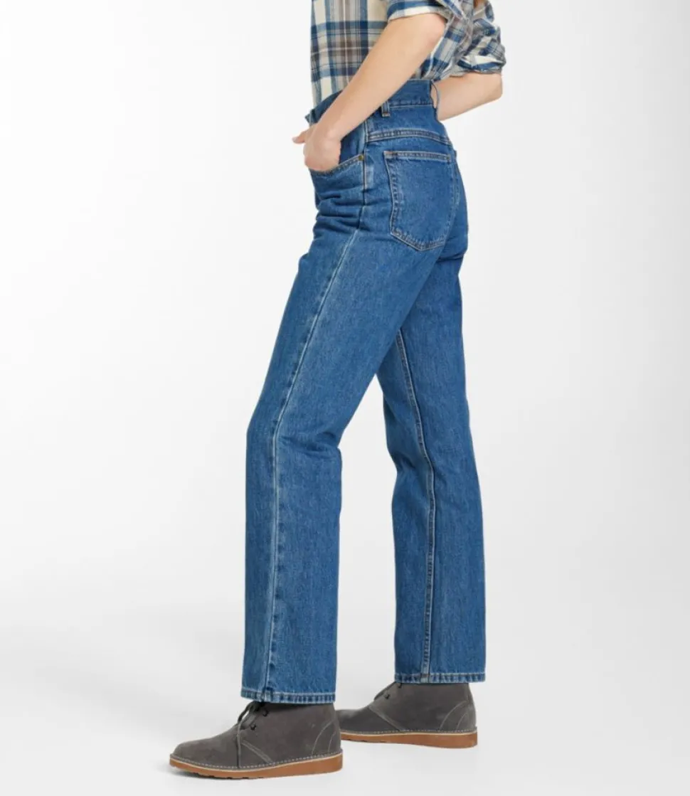 Online L.L.Bean "Women's Double L® Jeans, Ultra High-Rise Straight-Leg"