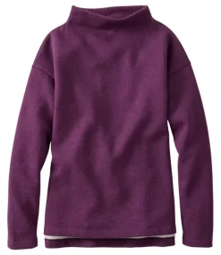 New L.L.Bean "Women's Double L Soft Donegal Sweatshirt, Funnelneck"