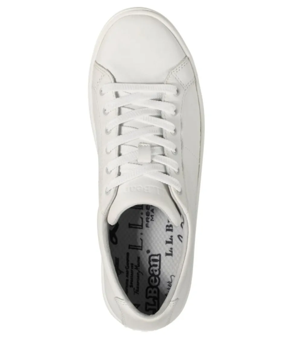 Best L.L.Bean "Women's Eco Bay Oxfords, Full-Grain Leather" White