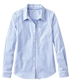 Hot L.L.Bean "Women's Essential Cotton Poplin Shirt, Long-Sleeve"