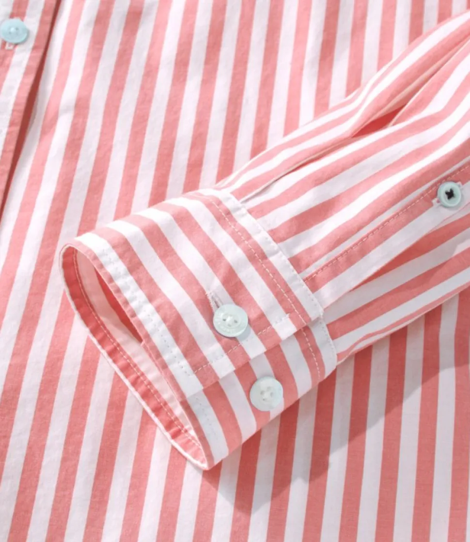 Hot L.L.Bean "Women's Essential Cotton Poplin Shirt, Long-Sleeve"