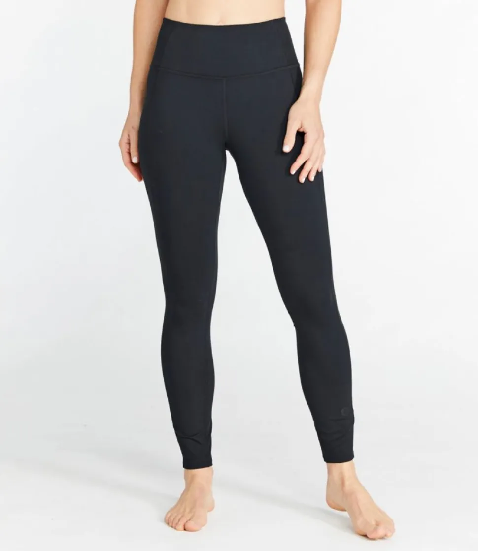 Best L.L.Bean "Women's Everyday Performance 7/8 Leggings, High-Rise" MidnightBlack