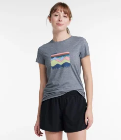 Best L.L.Bean "Women's Everyday SunSmart® Tee, Short-Sleeve Graphic"