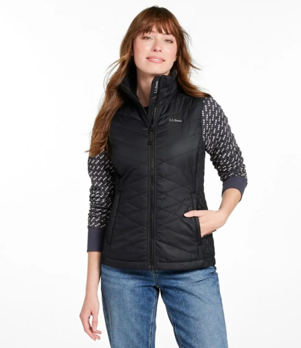 Discount L.L.Bean "Women's Fleece-Lined PrimaLoft Vest"