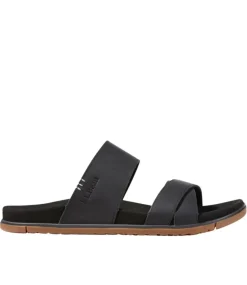 Hot L.L.Bean "Women's Go-Anywhere Strap Sandals, Leather" Black