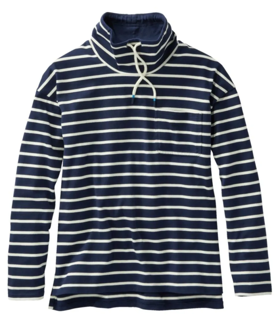 Outlet L.L.Bean "Women's Heritage Mariner Top, Funnelneck Stripe"