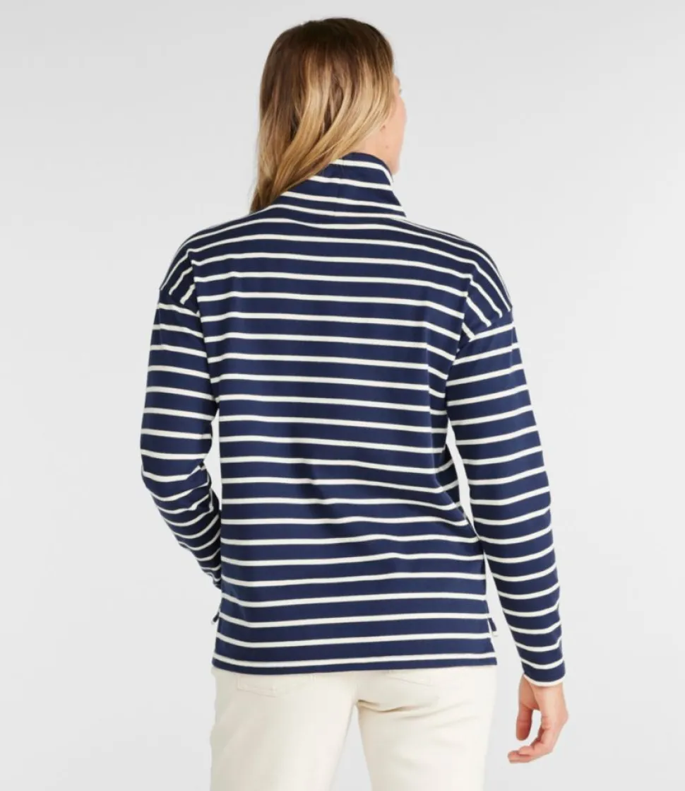 Outlet L.L.Bean "Women's Heritage Mariner Top, Funnelneck Stripe"