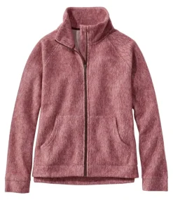 Online L.L.Bean "Women's Heritage Marled Fleece, Zip Cardigan"