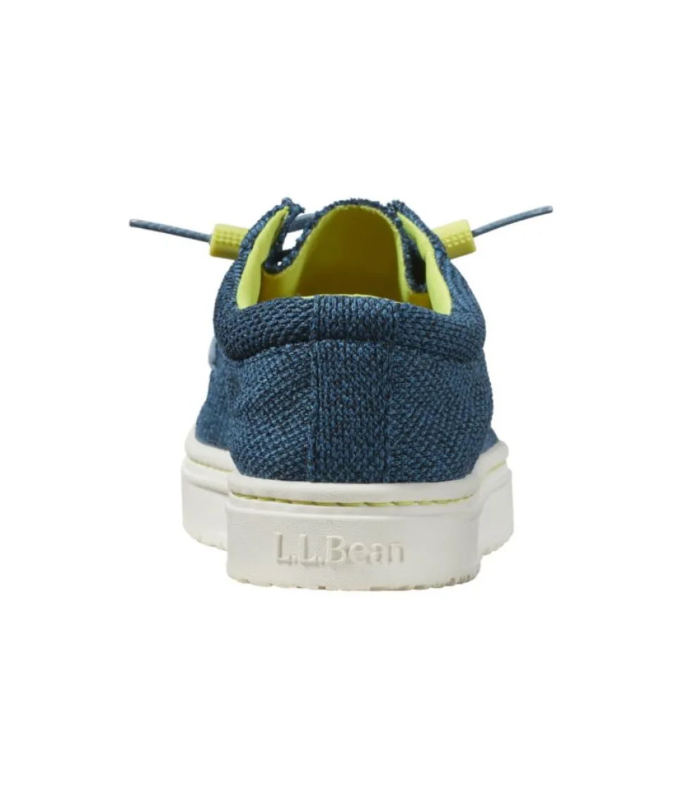 Sale L.L.Bean "Women's Higgins Beach 4-Eye Slip-Ons, Fabric"