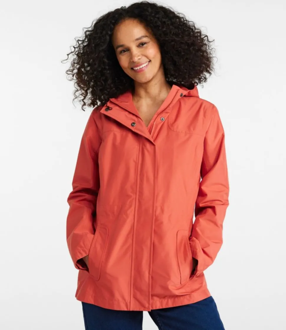 Shop L.L.Bean "Women's H2OFF Rain Jacket, Mesh-Lined"