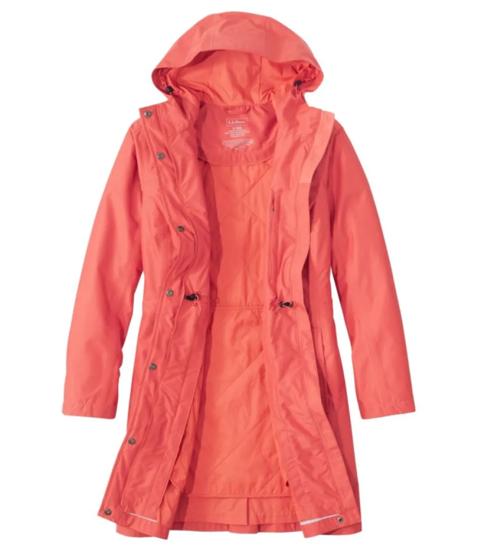 Outlet L.L.Bean "Women's H2OFF Raincoat, PrimaLoft-Lined"