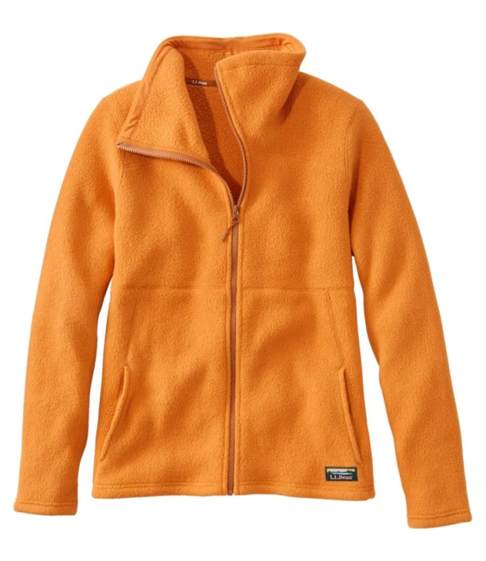 Shop L.L.Bean "Women's Katahdin Fleece, Full-Zip Jacket" RusticCopper
