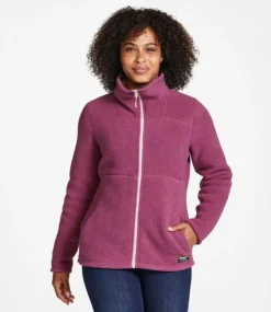 Shop L.L.Bean "Women's Katahdin Fleece, Full-Zip Jacket" RusticCopper