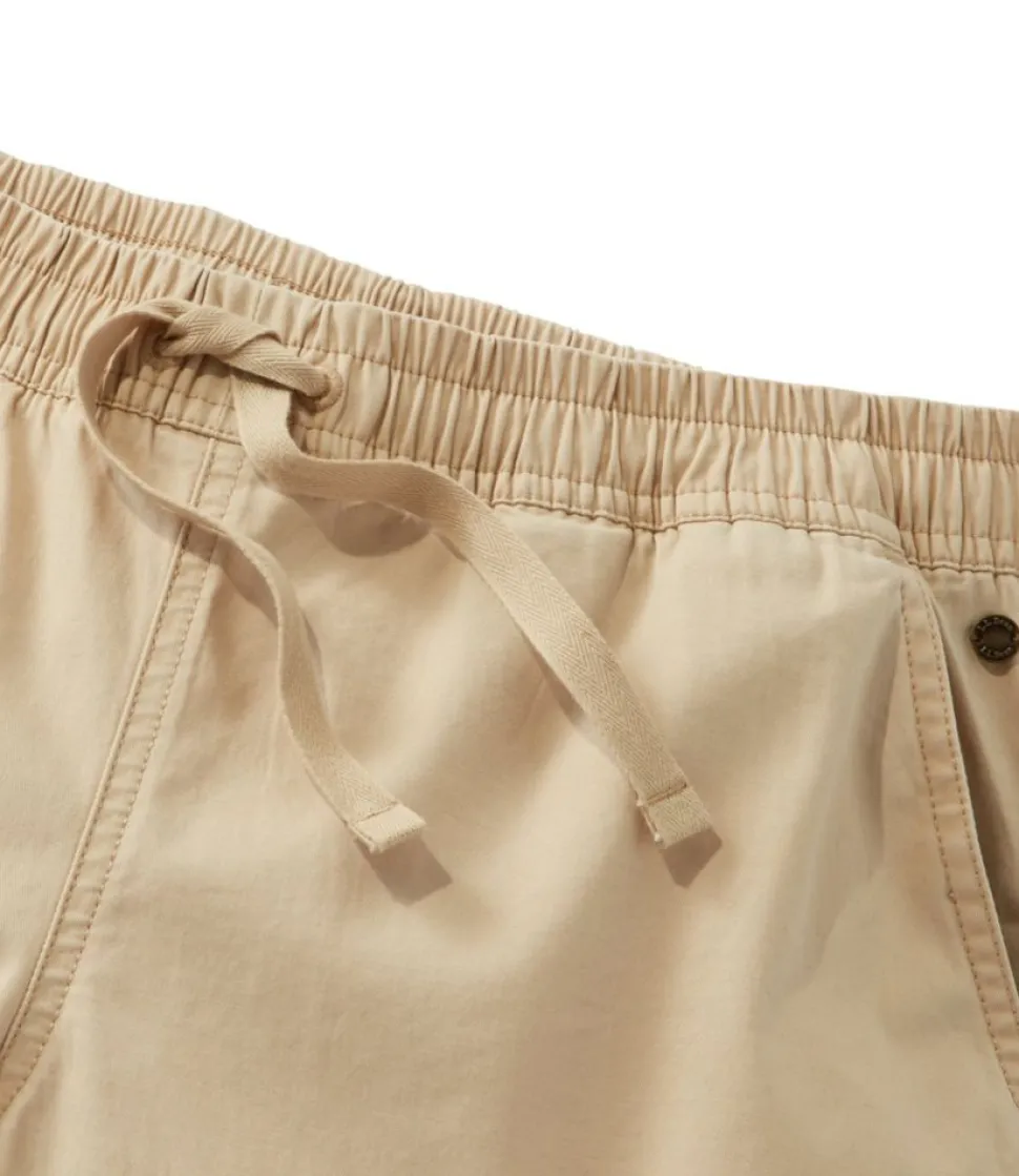 Cheap L.L.Bean "Women's Lakewashed Dock Shorts, Mid-Rise" Boulder