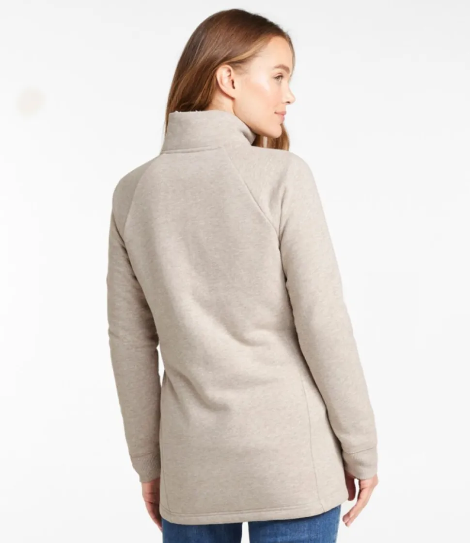 Cheap L.L.Bean "Women's 1912 Sweatshirt, Sherpa-Lined Full-Zip Tunic"