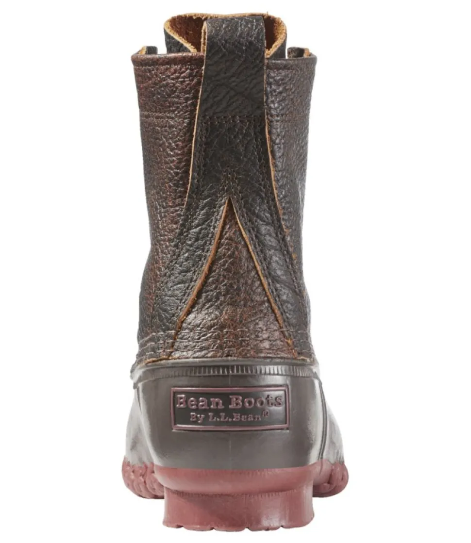 Sale L.L.Bean "Women's Boots, 8" Bison" DarkBrown/BrickRed