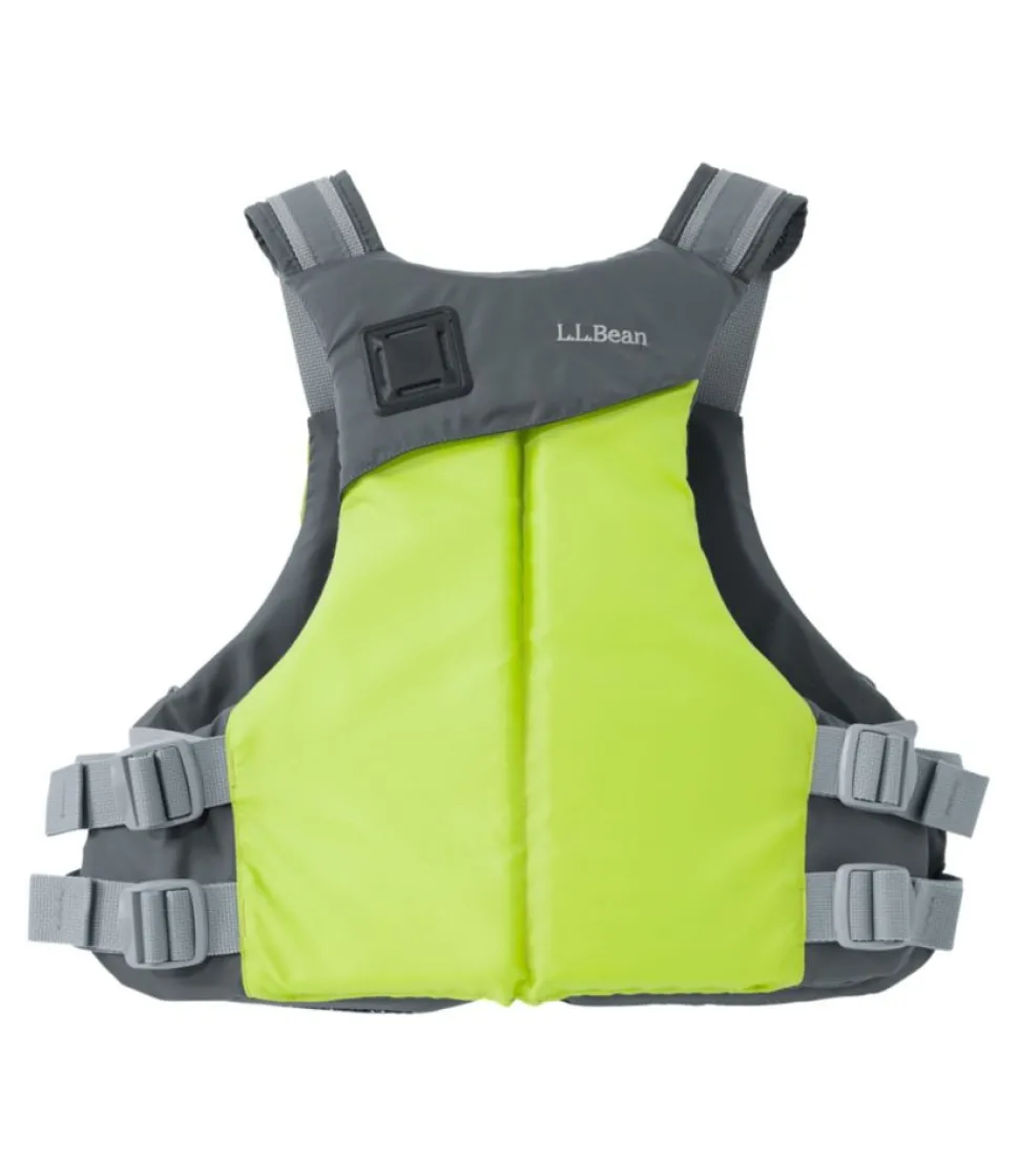 Flash Sale L.L.Bean "Women's Comfort Back PFD" NeonYellow