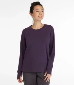 Hot L.L.Bean "Women's Cozy Sweatshirt, Split-Hem"