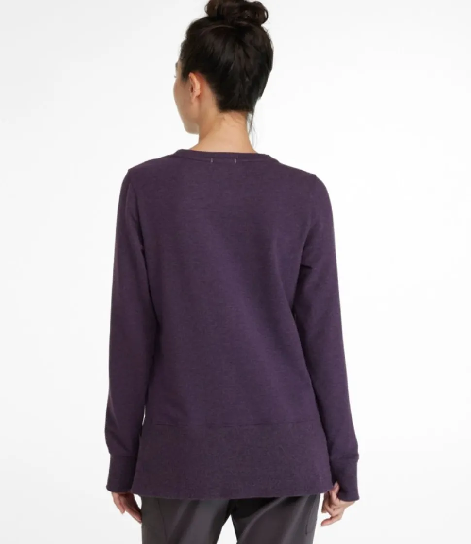 Hot L.L.Bean "Women's Cozy Sweatshirt, Split-Hem"