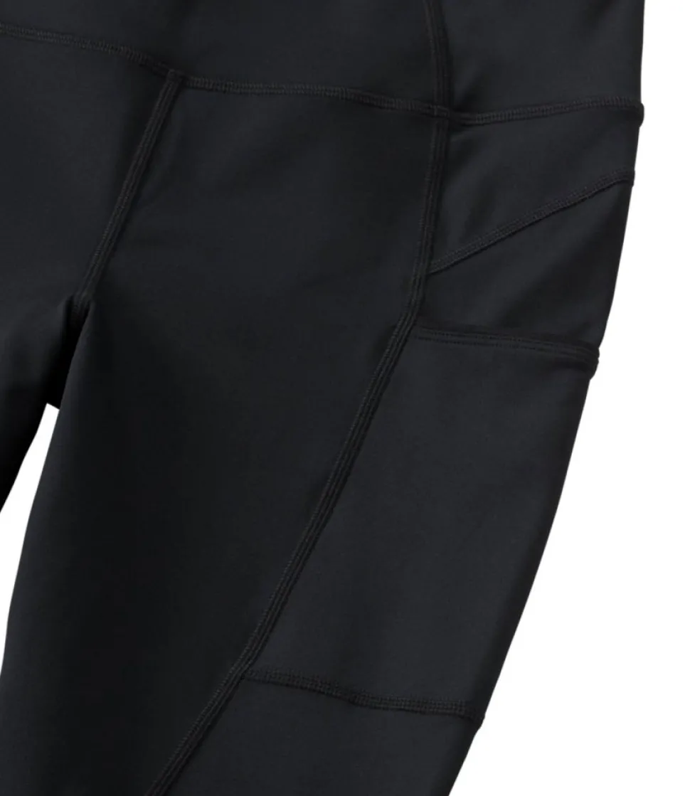 Store L.L.Bean "Women's Everyday Performance High-Rise 7/8 Tights, High-Rise Pocket" RedWine