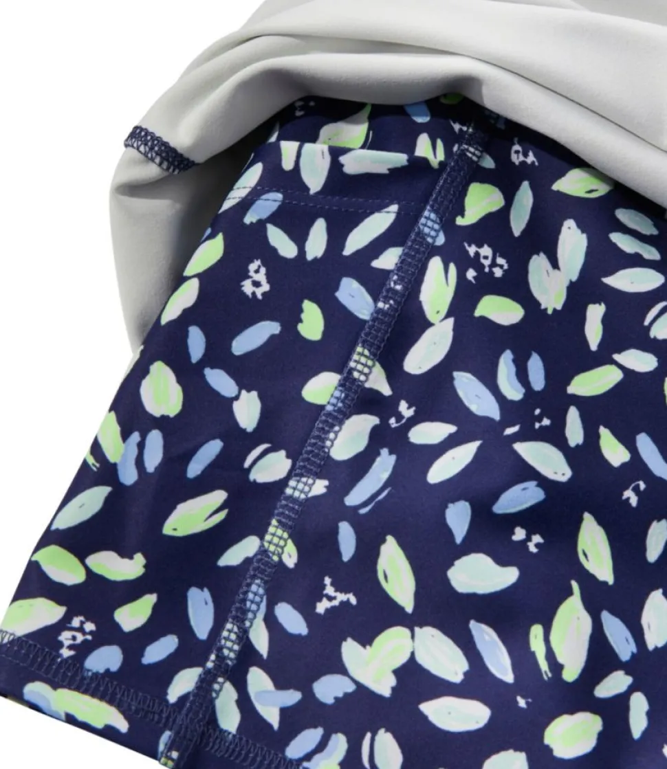 Outlet L.L.Bean "Women's Everyday Performance Skort, Print" DarkestNavyPetalMulti