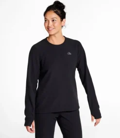 Cheap L.L.Bean "Women's Fleece Base Layer Crew, Long-Sleeve"